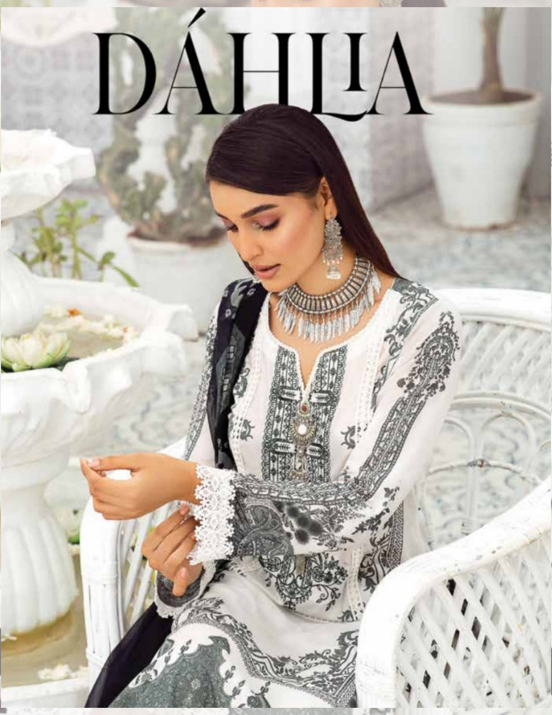 Dahlia Printed Lawn Collection 2023 by LALA