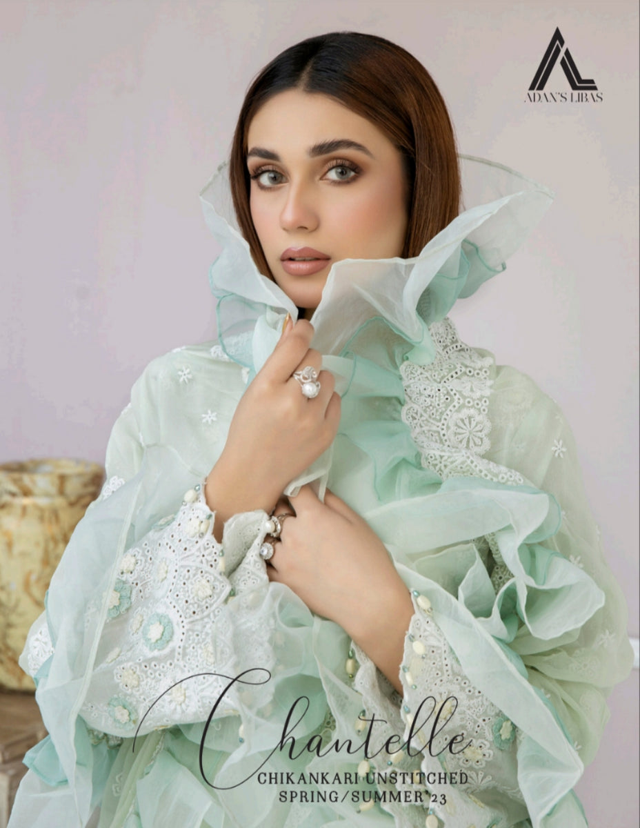 Adan Libas Chantelle Chikankari 2023– azzahcollection.com