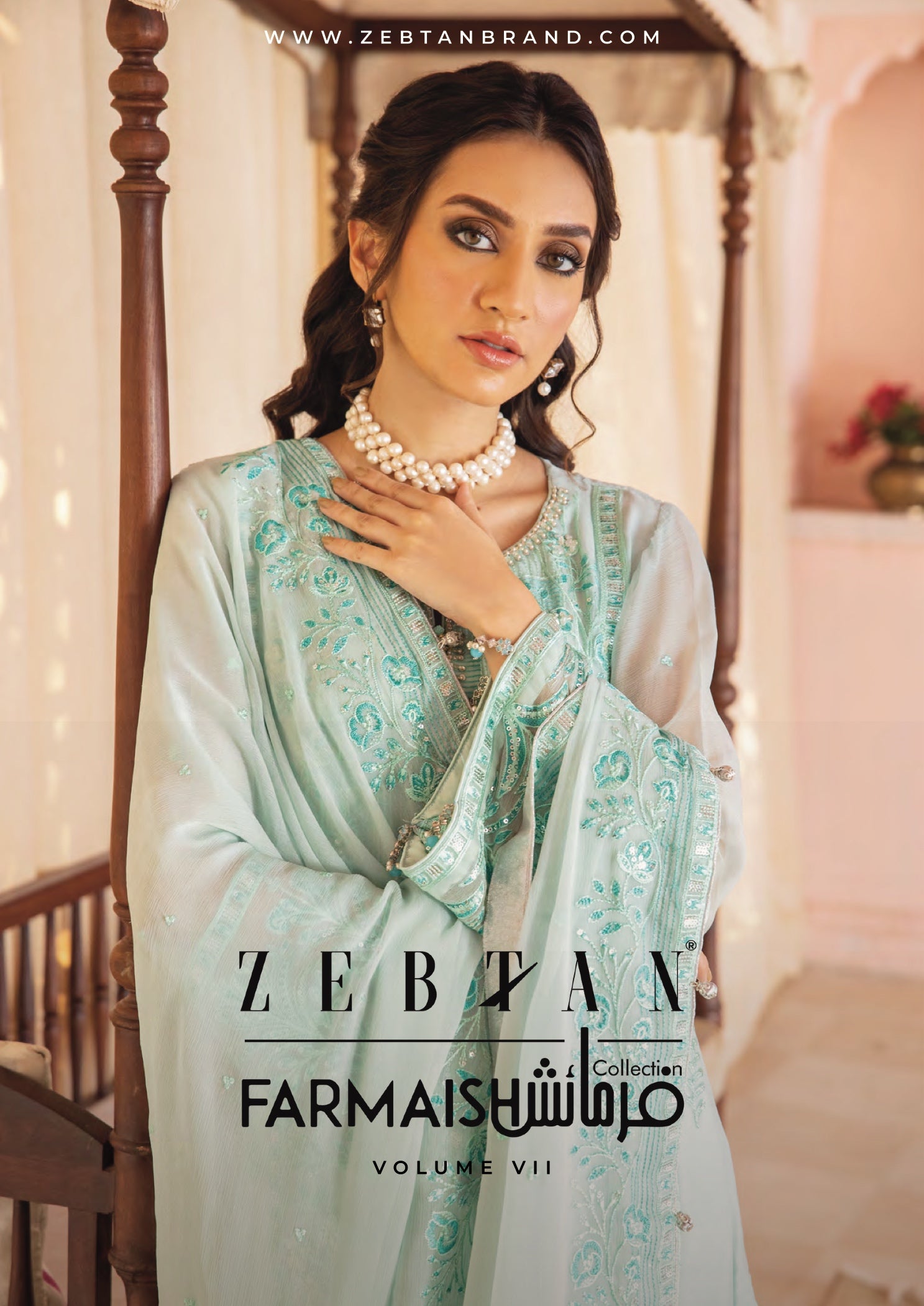 Zebtan Farmaish Chiffon Collection 2024