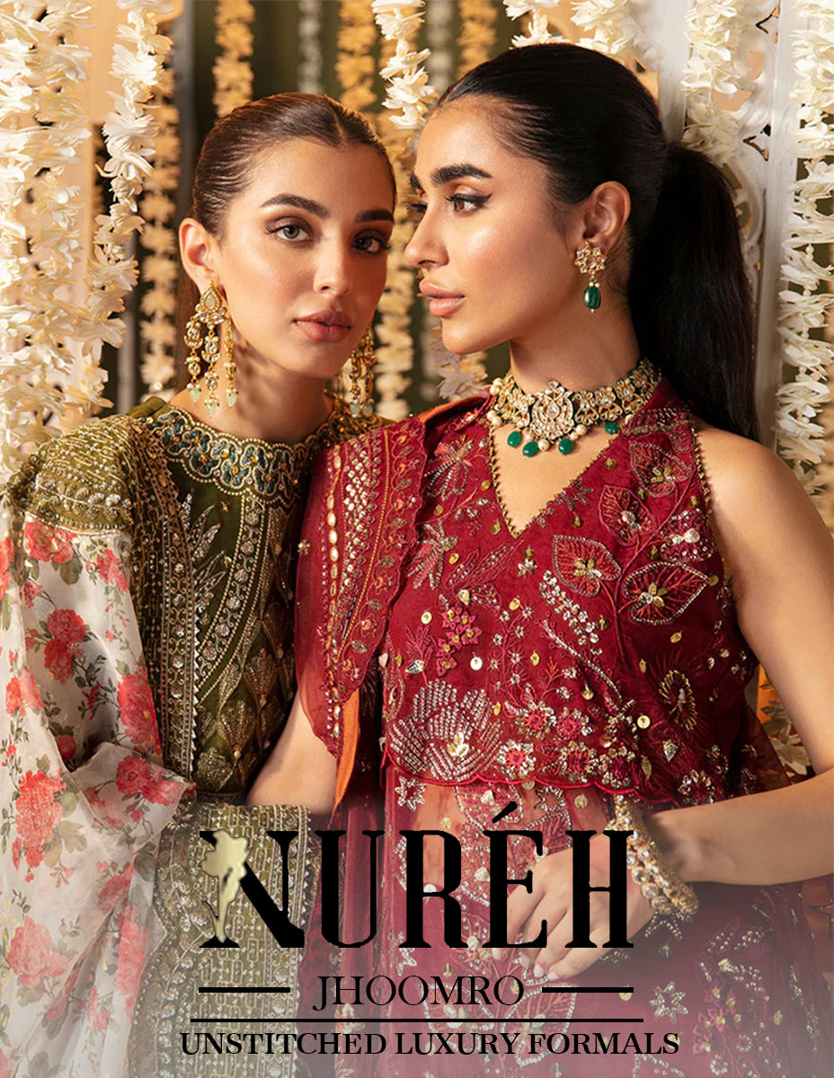 NUREH | JHOOMRO | Luxury Unstitched Formals