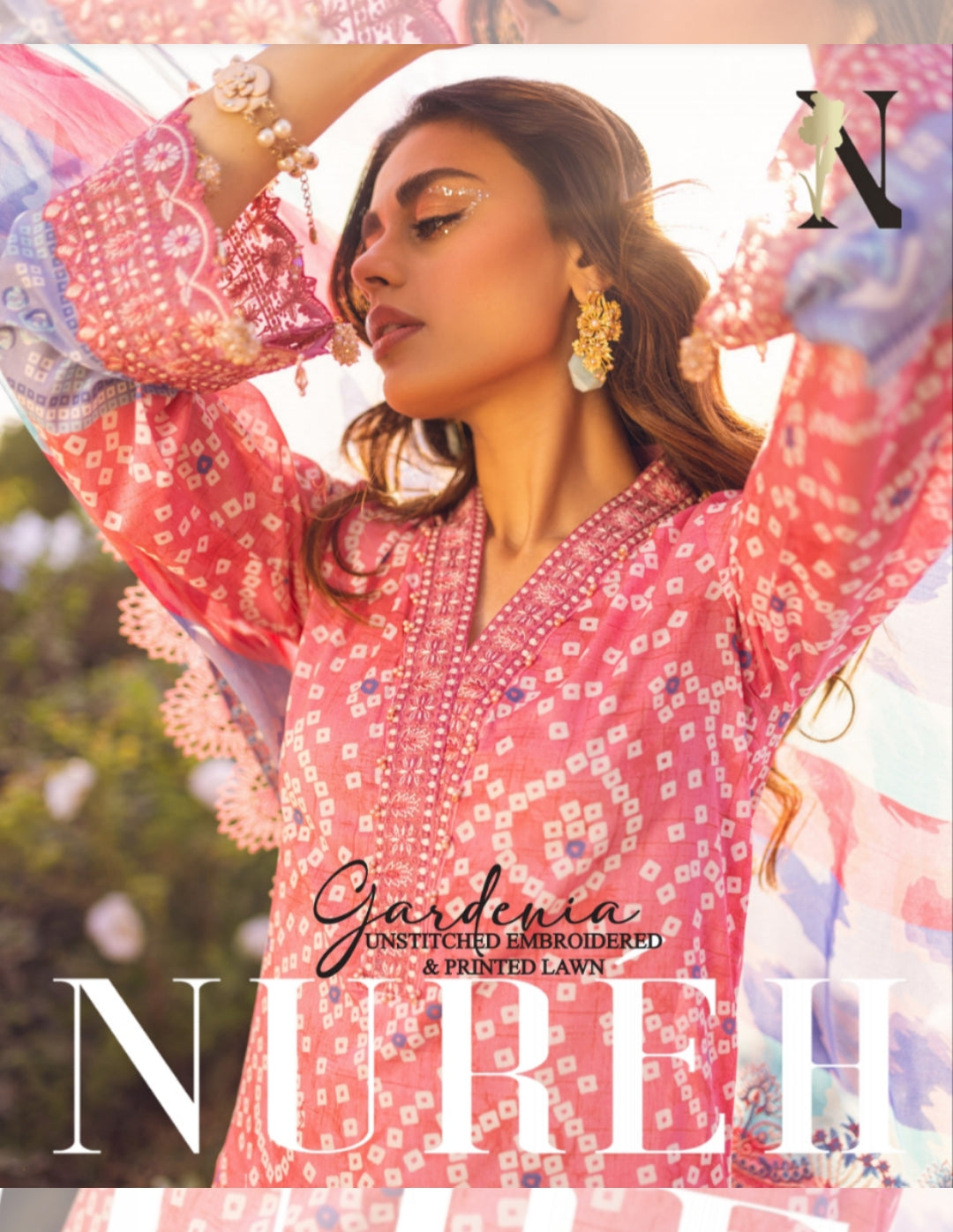 Nureh - Gardenia Leather Peach Collection 2023 – Blossoms by Azz
