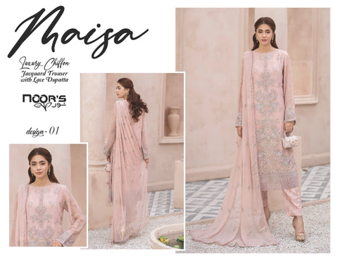 Noors Maisa Luxury Chiffon Collection 2024