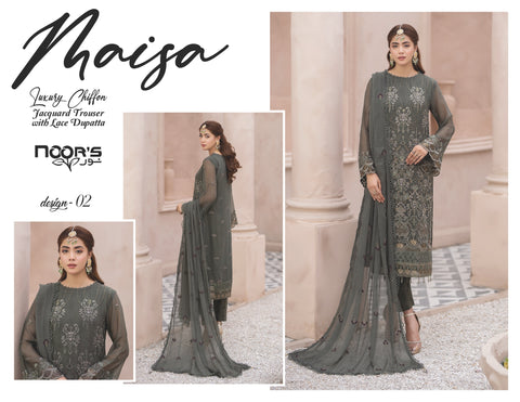 Noors Maisa Luxury Chiffon Collection 2024