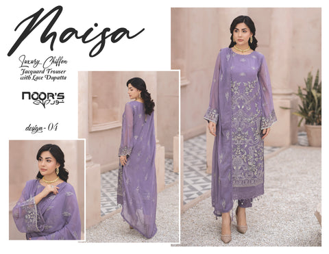 Noors Maisa Luxury Chiffon Collection 2024