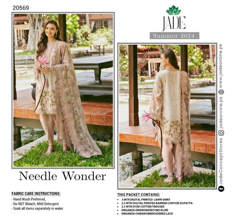 Jade Needle Wonder 2024 Lawn Collection