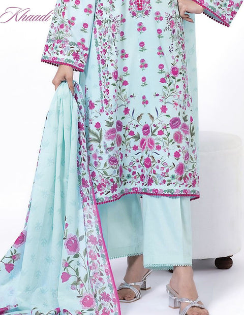 Khaadi Beautiful Digital Prints Un-Stitched Collection | SS2134-B