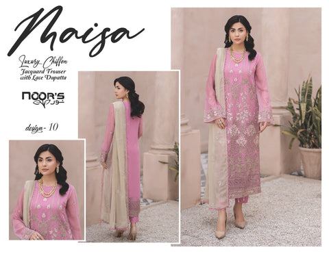 Noors Maisa Luxury Chiffon Collection 2024