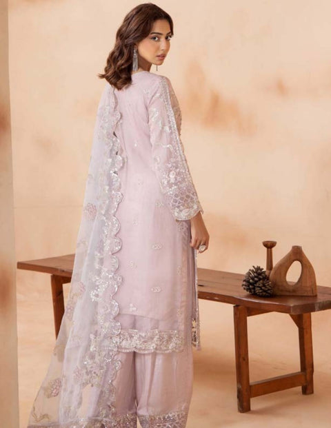 Shaas Premium Fully Embroidered Organza Stitched Collection | 04