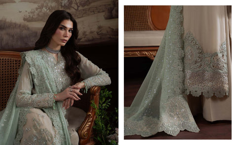 Nureh Elanora By Heavy Embroidered Chiffon Collection | NEL-73