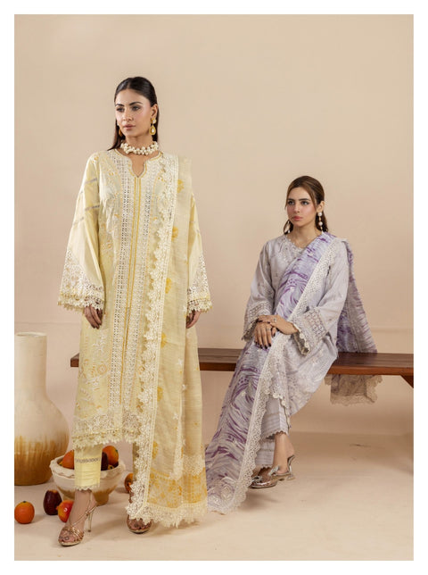Shaas The Fairy Tales Semi Stitched Luxury Lawn
