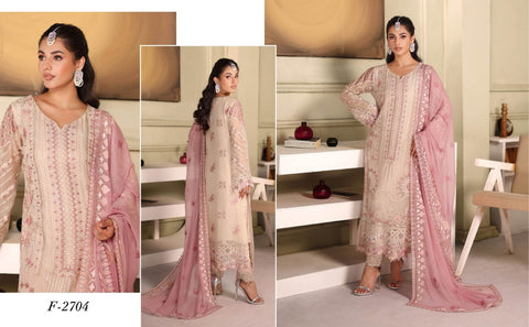 Ramsha Chiffon Collection 2025 Vol-27 (F-2704)