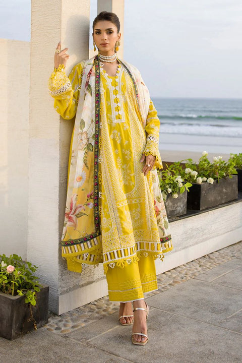 Zellbury Chikankari Unstitched Lawn Collection | 0073