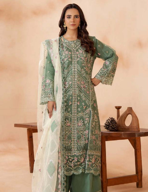 Shaas Premium Fully Embroidered Organza Fully Stitched Gown Collection | 02