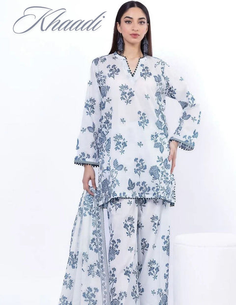 Khaadi Beautiful Digital Prints Un-Stitched Collection | SS2142-A