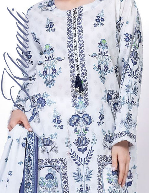 Khaadi Beautiful Digital Prints Un-Stitched Collection | SS2180-A
