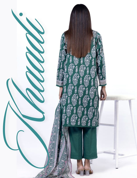 Khaadi Beautiful Digital Prints Un-Stitched Collection | SS2176-B