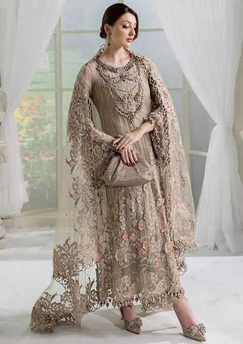 Maria B Chiffon Unstitched Embroidered Collection | MPC-25-107
