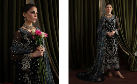 Nureh Elanora By Heavy Embroidered Chiffon Collection | NEL-75