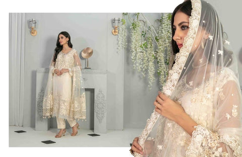 Tawakkal 3 Piece Semi-Stitched Heavy Embroidered Fancy Collection | 7666
