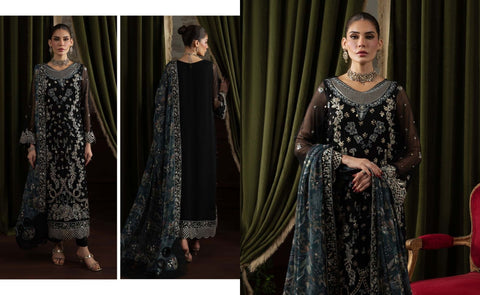 Nureh Elanora By Heavy Embroidered Chiffon Collection | NEL-75