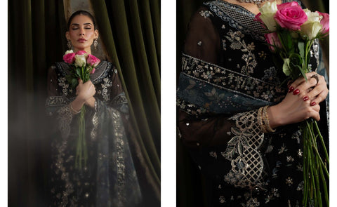 Nureh Elanora By Heavy Embroidered Chiffon Collection | NEL-75
