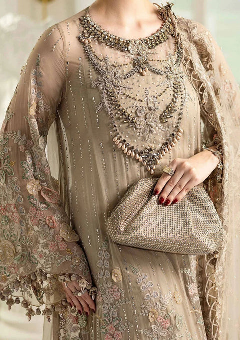 Maria B Chiffon Unstitched Embroidered Collection | MPC-25-107