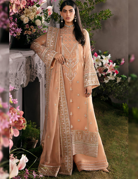 Afrozeh |  La Fuschia Luxury Formals | Sunset Blush