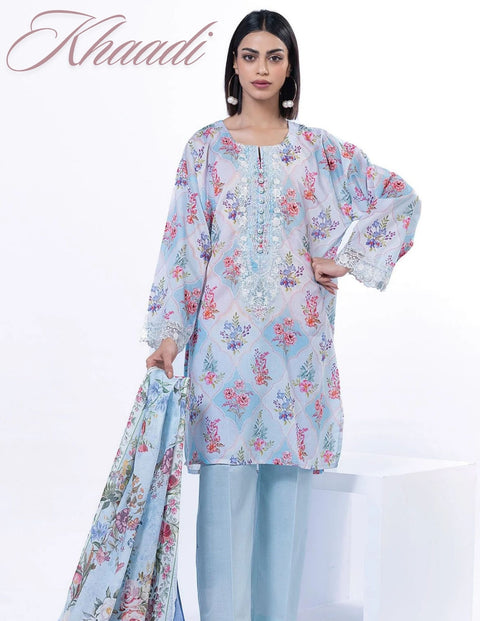 Khaadi Embroidered Un-Stitched Perfection | SS2175-B