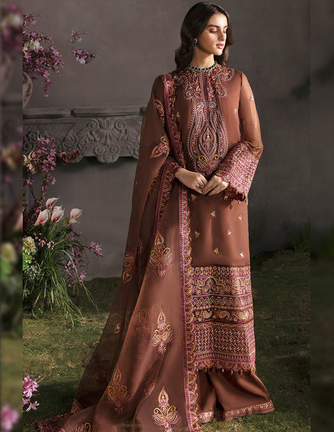 Afrozeh |  La Fuschia Luxury Formals | Mahogany