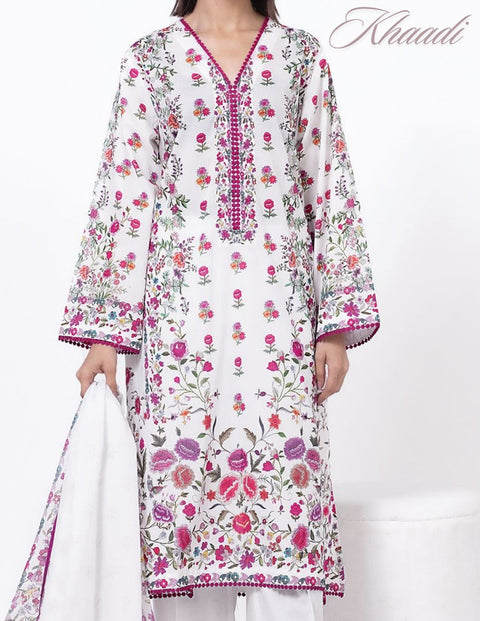 Khaadi Beautiful Digital Prints Un-Stitched Collection | SS2134-A
