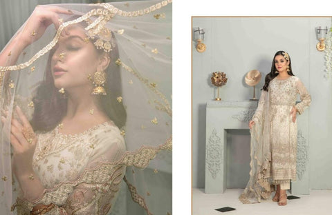 Tawakkal 3 Piece Semi-Stitched Heavy Embroidered Fancy Collection | 7667