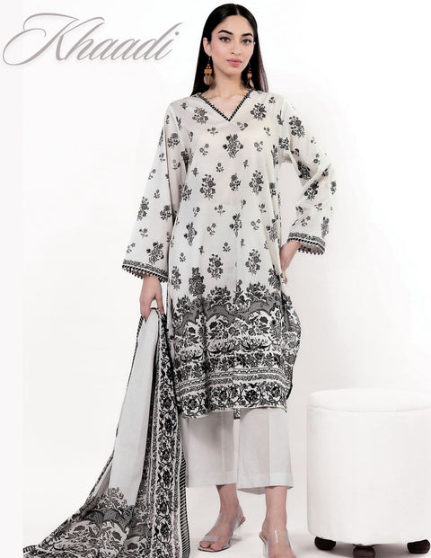 Khaadi Beautiful Digital Prints Un-Stitched Collection | SS2137-A
