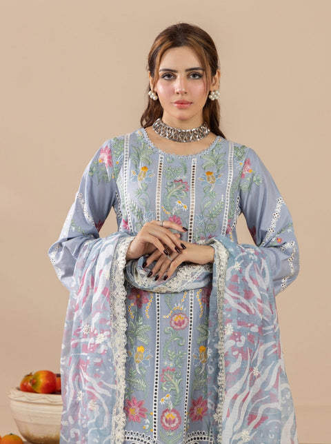 Shaas The Fairy Tales Semi Stitched Luxury Lawn