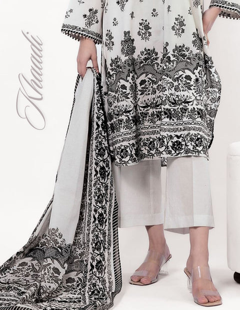 Khaadi Beautiful Digital Prints Un-Stitched Collection | SS2137-A