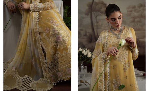 Nureh Elanora By Heavy Embroidered Chiffon Collection | NEL-76