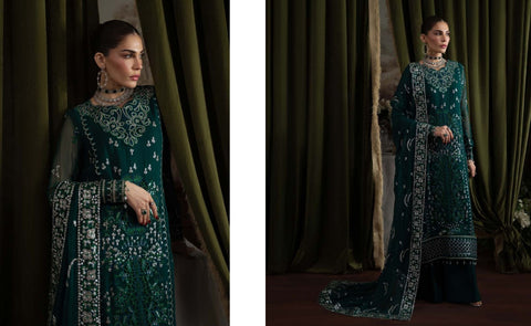 Nureh Elanora By Heavy Embroidered Chiffon Collection | NEL-77