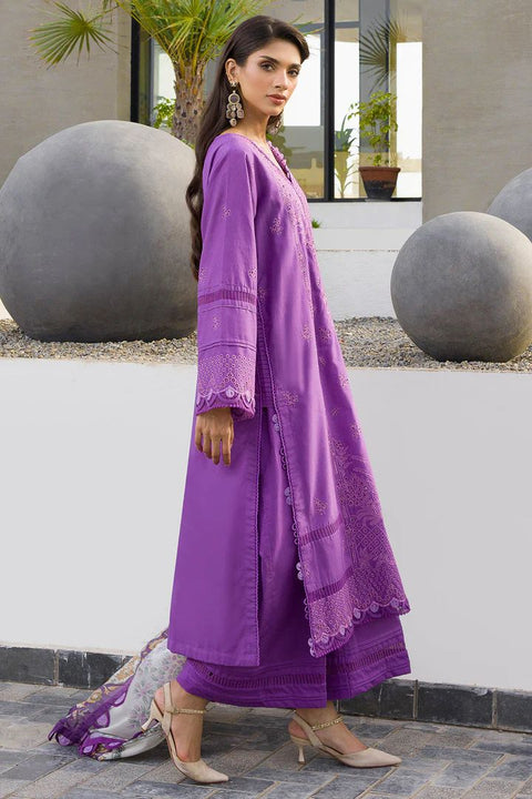 Zellbury Chikankari Unstitched Lawn Collection | 0077