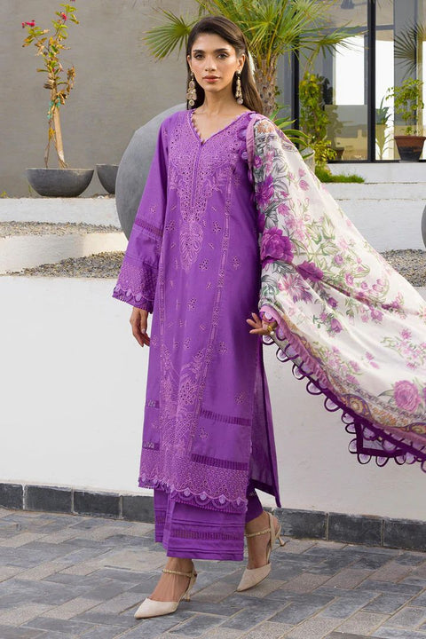 Zellbury Chikankari Unstitched Lawn Collection | 0077