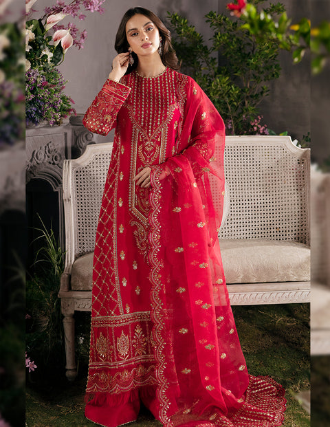 Afrozeh |  La Fuschia Luxury Formals | Carmine