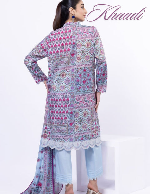 Khaadi Beautiful Digital Prints Un-Stitched Collection | SS2265-C