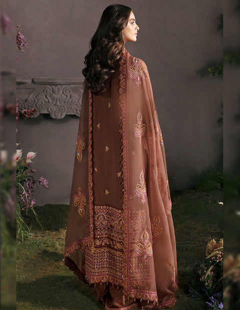 Afrozeh |  La Fuschia Luxury Formals | Mahogany