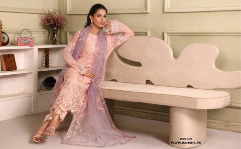 Ramsha Chiffon Collection 2025 Vol-27 (F-2701)