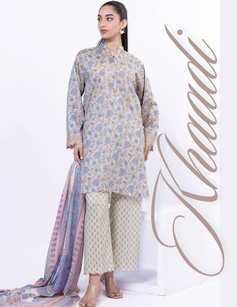 Khaadi Embroidered Un-Stitched Perfection | SS2216-C