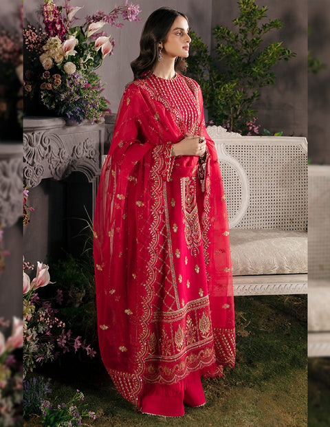 Afrozeh |  La Fuschia Luxury Formals | Carmine