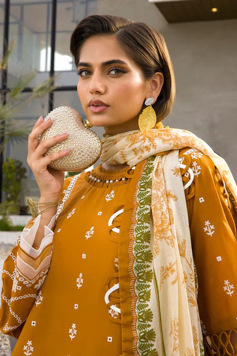 Zellbury Chikankari Unstitched Lawn Collection | 0074