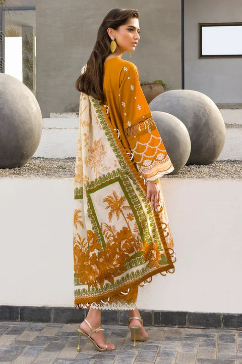 Zellbury Chikankari Unstitched Lawn Collection | 0074