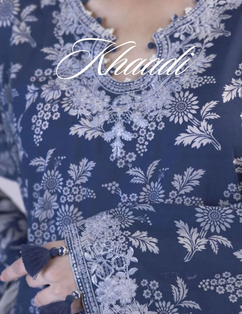 Khaadi Embroidered Un-Stitched Perfection | SS2293-A