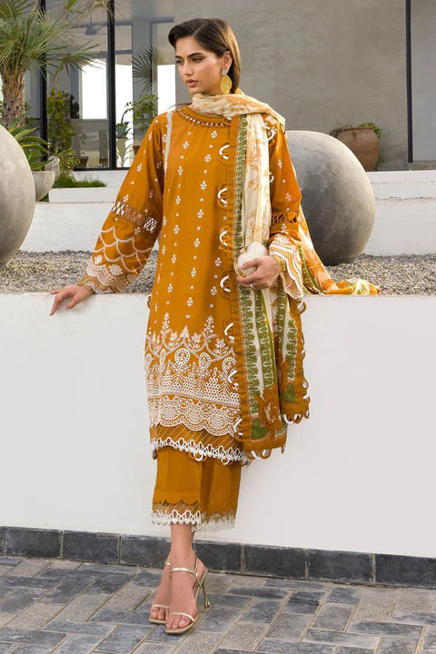 Zellbury Chikankari Unstitched Lawn Collection | 0074