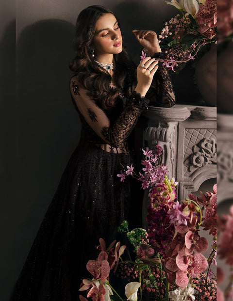 Afrozeh |  La Fuschia Luxury Formals | Ebony