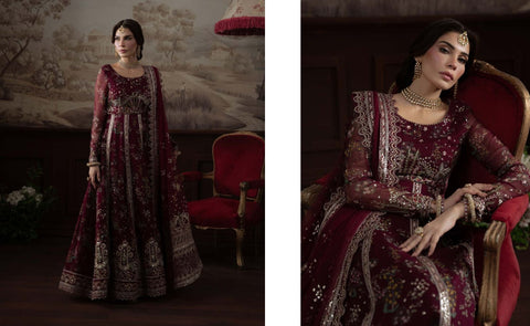 Nureh Elanora By Heavy Embroidered Chiffon Collection | NEL-72